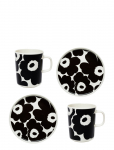 Marimekko Home - Unikko Breakfast Set 2Pcs M+P - Kohvitassid - ONE SIZE