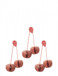 Broste Copenhagen - Cherry Ornaments - J&otilde;ulukuulid ja kuuseehted - L:3CM