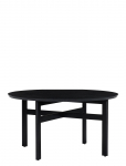 H&uuml;bsch - Fjord Coffee Table Black - Kohvilauad - &Oslash; 80 cm