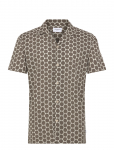 Lindbergh - Embroidery Cotton Shirt S/S - L&uuml;hikeste varrukatega - S