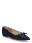 Lauren Ralph Lauren - Londyn Bow-Trim Suede Ballet Flat - Baleriinad - 39