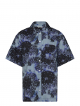 Monki - Oversized Short-Sleeved Cotton Poplin Shirt - L&uuml;hikeste varrukatega - XXS