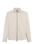 Knowledge Cotton Apparel - Twill Zip Overshirt - Pealiss&auml;rgid - L