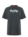 HUGO - Vintage Tee_22 - L&uuml;hikeste varrukatega - M