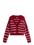 Tommy Jeans - Tjw Badge Stripe Fluff Cardi Ext - Kardiganid - L