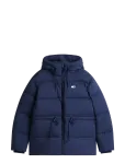 Tommy Jeans - Tjw Hooded Midi Puffer Jacket - Polsterdatud jakid - XS