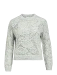 Object - Objluca L/S Re Pattern Knit Pullover 140 - Džemprid - XS