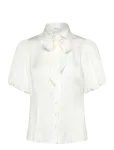 Coster Copenhagen - Blouse With Ribbon Collar - L&uuml;hikeste varrukatega - 34