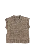 Smallstuff - Vest, Ao Elephants, Merino Wool, Brown - Pulloverid - 56/62