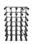 The Swedish Wine Rack Factory - 30 Bottle Self Assembly Kit Black Ash - Riiulid - ONE SIZE