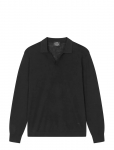 Mads N&oslash;rgaard - Cotton Lino Theo Polo Ls Knit - Pikkade varrukatega - XXL