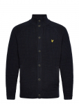 Lyle & Scott - Button Through Funnel Neck Jumper - Kardiganid - XL