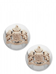 Lauren Ralph Lauren - Pe 14Mm Crest Stud-Two Tone - Needid - ONE SIZE