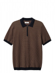 Gabba - Gaboswald Retro Ss Knit - L&uuml;hikeste varrukatega kootud polos&auml;rgid - XXL