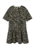 Name It - Nkfzebra Twill Ss Dress 4003-Td D - L&uuml;hikeste varrukatega vabaajakleidid - 164