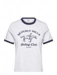 Sporty & Rich - Rh Riding Club Ringer Tee - L&uuml;hikeste varrukatega - S