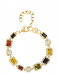 Nialaya - Gold Gemstone Bracelet - K&auml;ev&otilde;rud - M