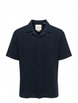 ONLY & SONS - Onstrev Life Solid 002 Ss Shirt Reg Vd - Vabaaja s&auml;rgid - XXL