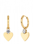 Edblad - Love Spark Hoops Gold - R&otilde;ngad - ONE SIZE