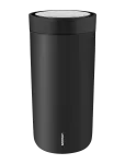 Stelton - To Go Click Vacuum Insulated Cup 0.4 L. Soft Black - Termostopsid - 0.4 L