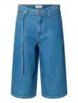 Selected - Slftenna Mw Bermuda Denim Shorts - L&uuml;hikesed teksap&uuml;ksid - 40