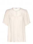 Rosemunde - Rwelif Ss Lace Blouse - L&uuml;hikeste varrukatega - 44