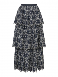 By Ti Mo - Broderie Anglaise Skirt - Maksiseelikud - XL