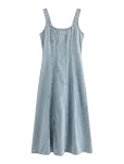 Lindex - Midi Dress In Denim - Teksakleidid - 40