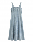 Lindex - Midi Dress In Denim - Teksakleidid - 40