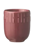 Aida - Confetti Bordeaux Mini Kop Med Relief Porcel&aelig;n 5 Cl. - Espressotassid - ONE SIZE