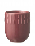 Aida - Confetti Bordeaux Mini Kop Med Relief Porcel&aelig;n 5 Cl. - Espressotassid - ONE SIZE