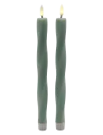 Sirius Home - Nordisk Skulptur, Sille Twist &Oslash;2X26 Cm, Sandy Green - LED-k&uuml;&uuml;nlad - ONE SIZE