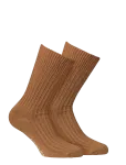 Alpacasocks&Co - Merino Cashmere Ribbed Crew 1-Pack - Tavalised sokid - 42-45