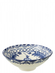 J-Line - Lebrillo Bowl Grana Cer Wh/Blu - Puuviljakausid - &Oslash; 40 CM