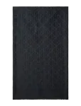 Calvin Klein - Emblem Aop Glossy Tonal Scarf - Kerged sallid - ONE SIZE