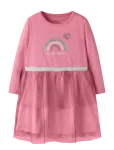 Name It - Nmflahappi Ls Dress - Pikkade varrukatega vabaajakleidid - 116