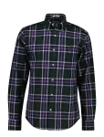 Gant - Reg Poplin Check Shirt - Ruudulised s&auml;rgid - XXXL