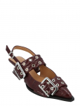 Ganni - Feminine Buckle 65 Slingback Pumps - Kontsaga slingback-kingad - 37