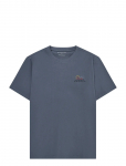 Knowledge Cotton Apparel - Chest Print T-Shirt - L&uuml;hikeste varrukatega - XXL