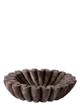 Au Maison - Round Serving Bowl, Marble, Dark Brown, 4X&oslash;15 Cm - Serveerimiskausid - 4X&Oslash;15CM