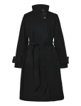 Bubbleroom - High Neck Midi Coat - Kerged mantlid - XS