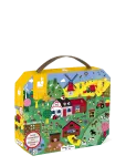 Janod - Janod - Observation Puzzle - The Farm - 24 Pcs - Hariduslikud m&otilde;istatused - ONE SIZE