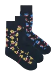 Jack & Jones - Jacxmas Smiley Socks 3 Pack - Tavalised sokid - ONE SIZE