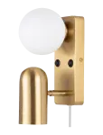 Globen Lighting - Wall Lamp Doppio Brushed Brass - Seinalambid - H24.5