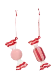 Broste Copenhagen - Candy Ornaments - J&otilde;ulukuulid ja kuuseehted - &Oslash; 3.7 CM