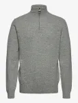 Barbour - Barbour Essential Lambswool Half Zip - Poolpika lukuga džemprid - M