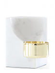 Cooee Design - Quarter Tealight Carrara - Teek&uuml;&uuml;nlajalad - H:7.5CM