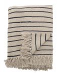 Bloomingville - Eia Plaid, Natur, Genanvendt Bomuld - Tekid ja pleedid - 150X120CM