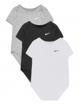 Nike - Nkb 3Pk Swoosh Bodysuit - L&uuml;hikeste varrukatega - 62-68