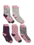 Minymo - Sock W. Pattern (5-Pack) - Sokid - 15\18